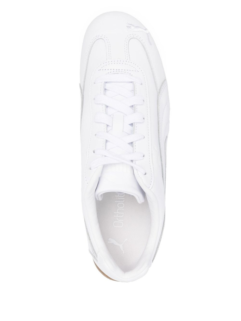 leather low-top sneakers 4