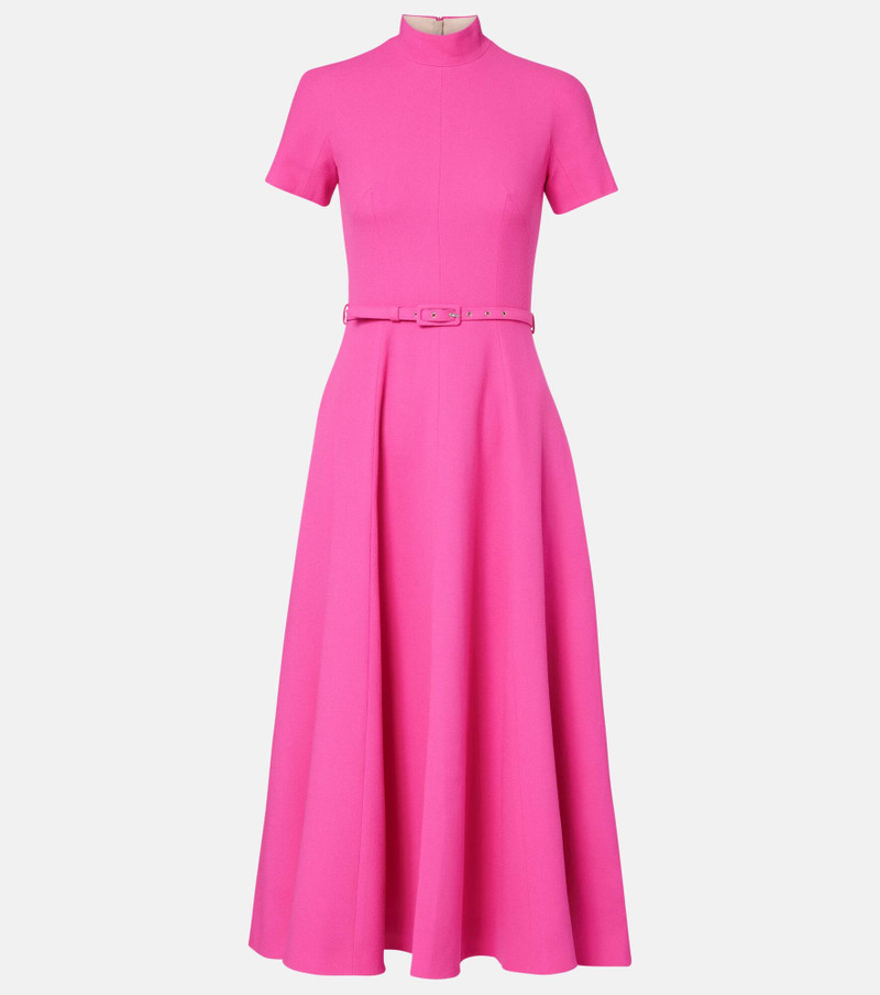 Camilla belted wool midi dress 1