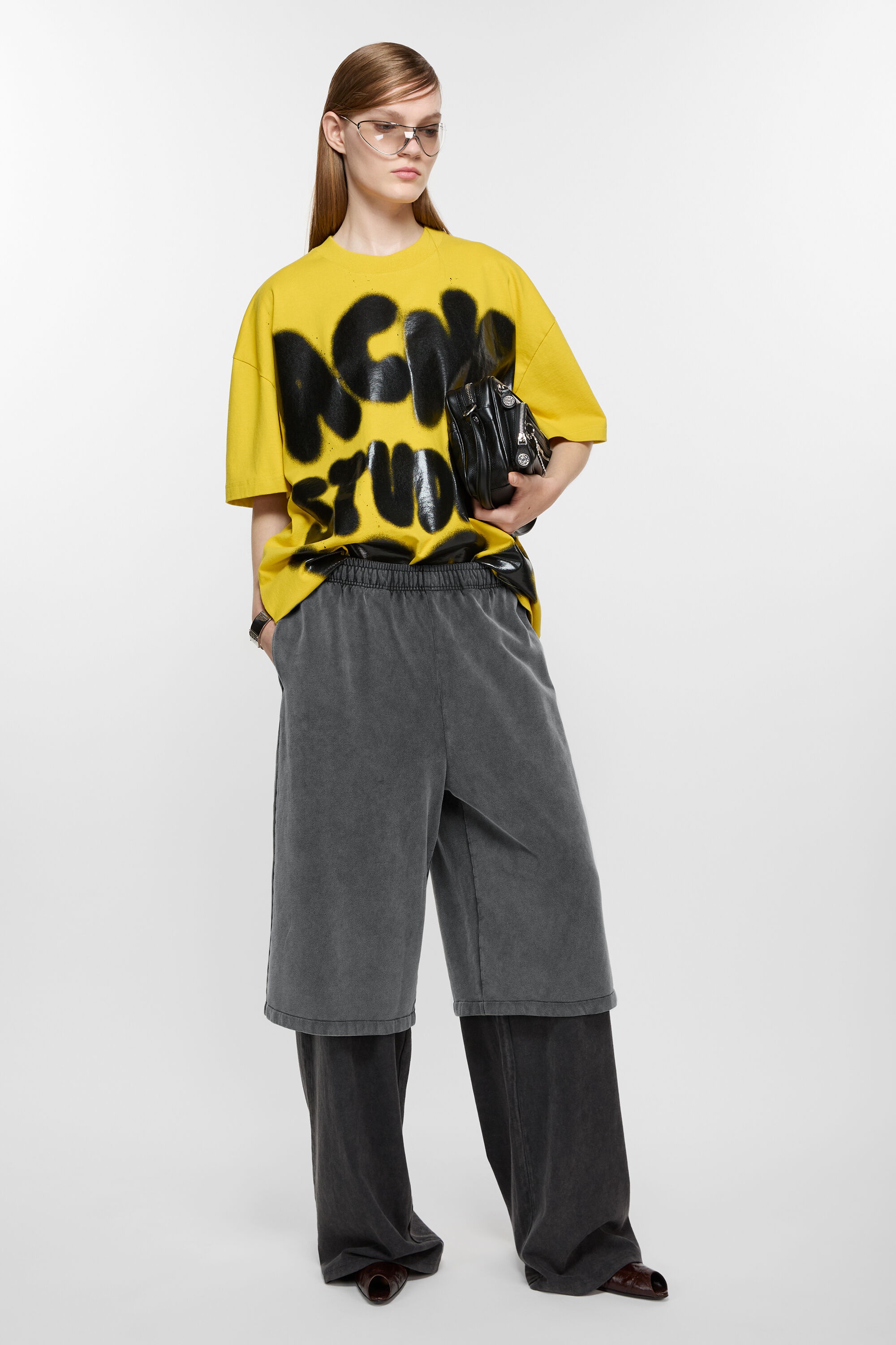 Layered trousers - Anthracite/black - 4