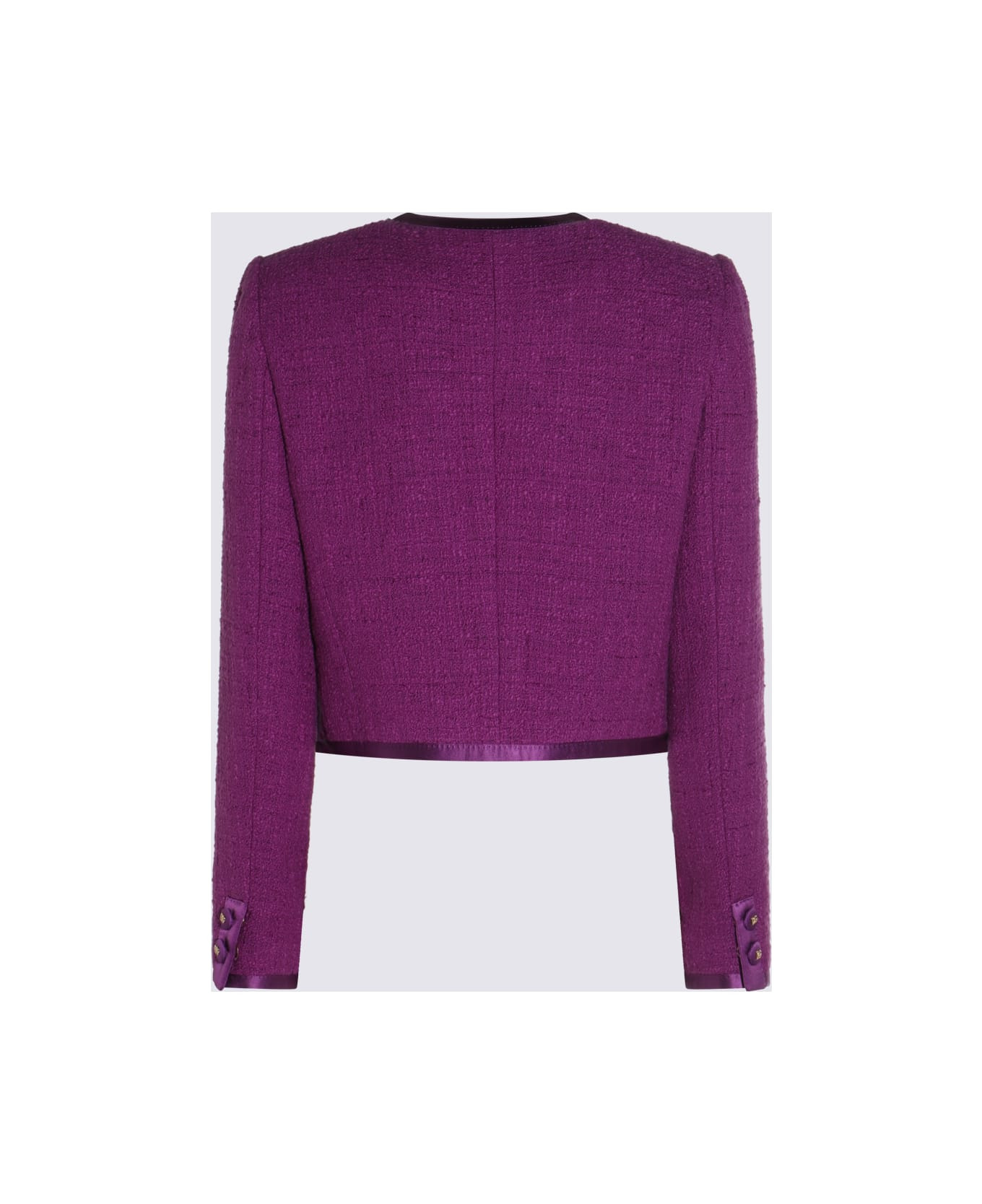 Violet Cotton Casual Jacket - 2