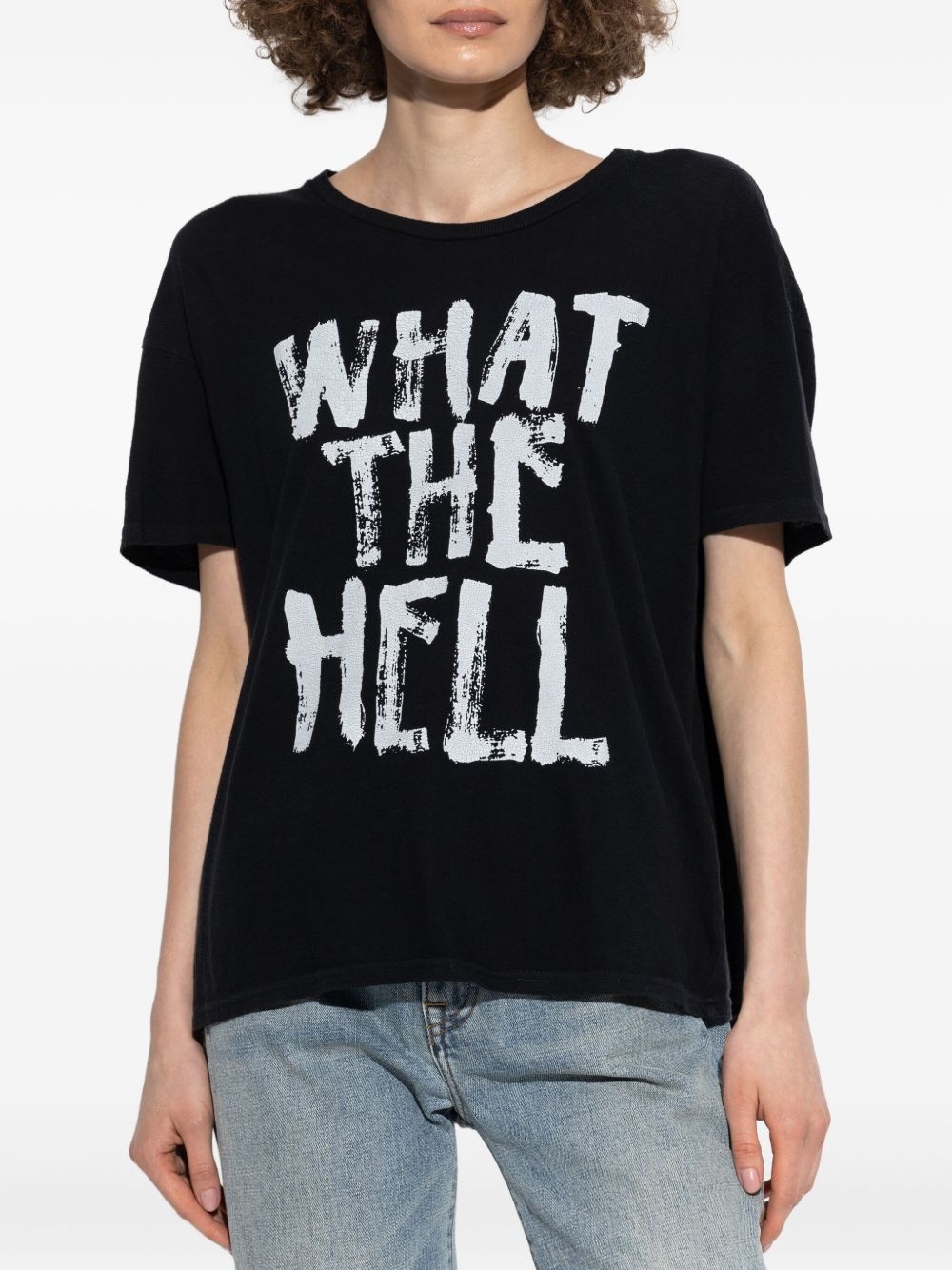 printed cotton T-shirt - 3