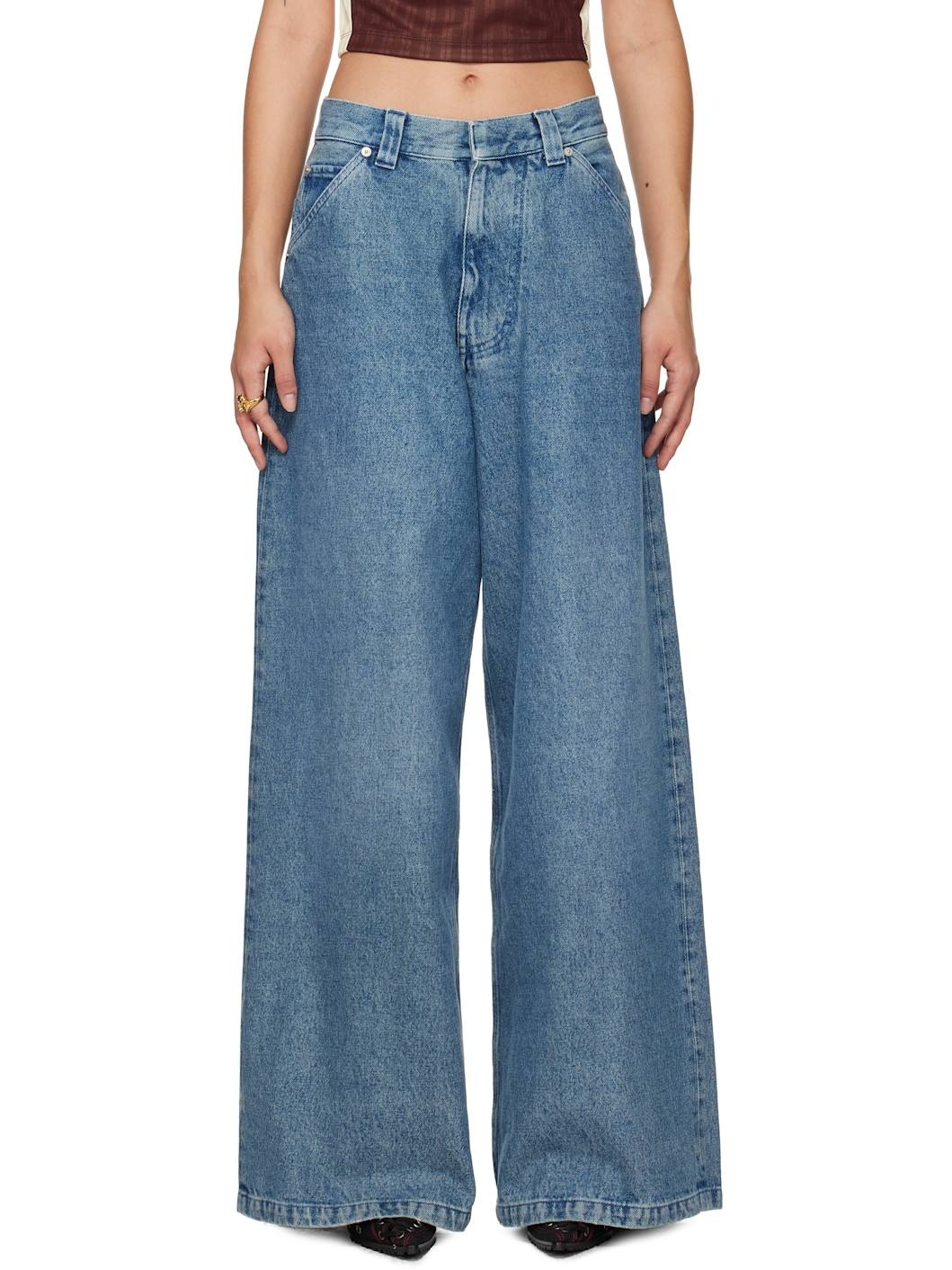 Blue Baggy Jeans - 1