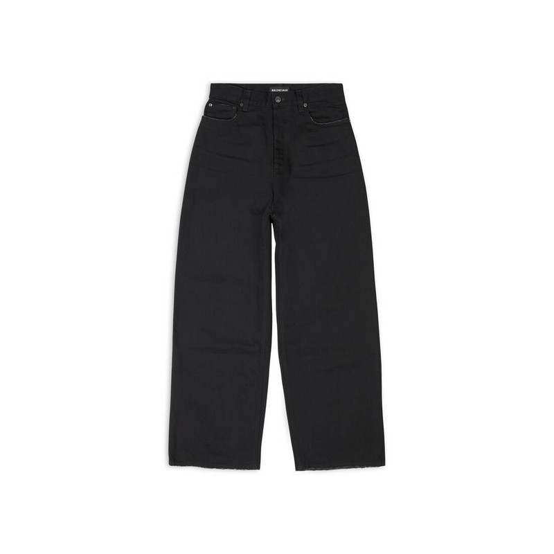 Men's Large Baggy Pants in Black 1