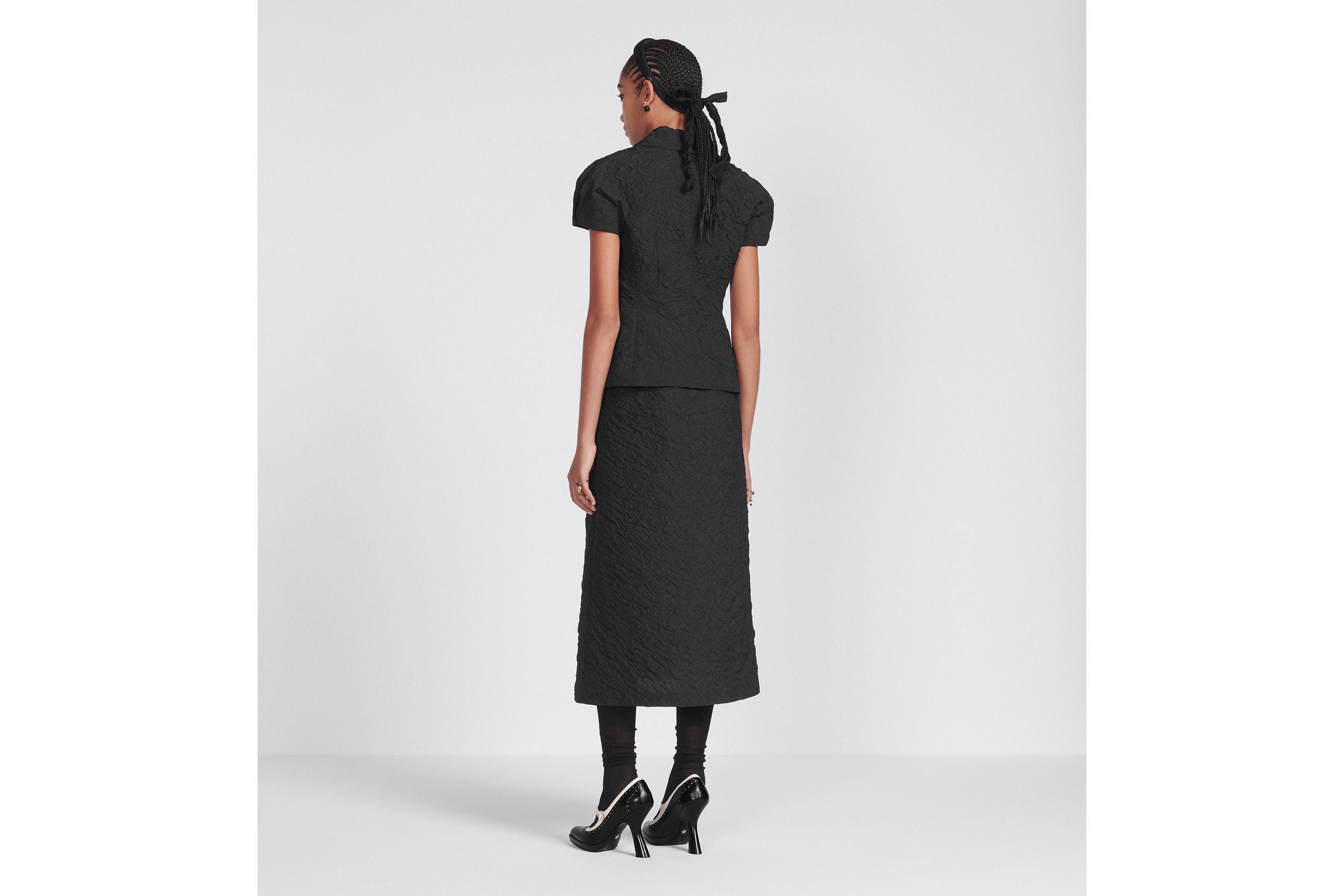Mid-Length Straight-Cut Skirt - 6