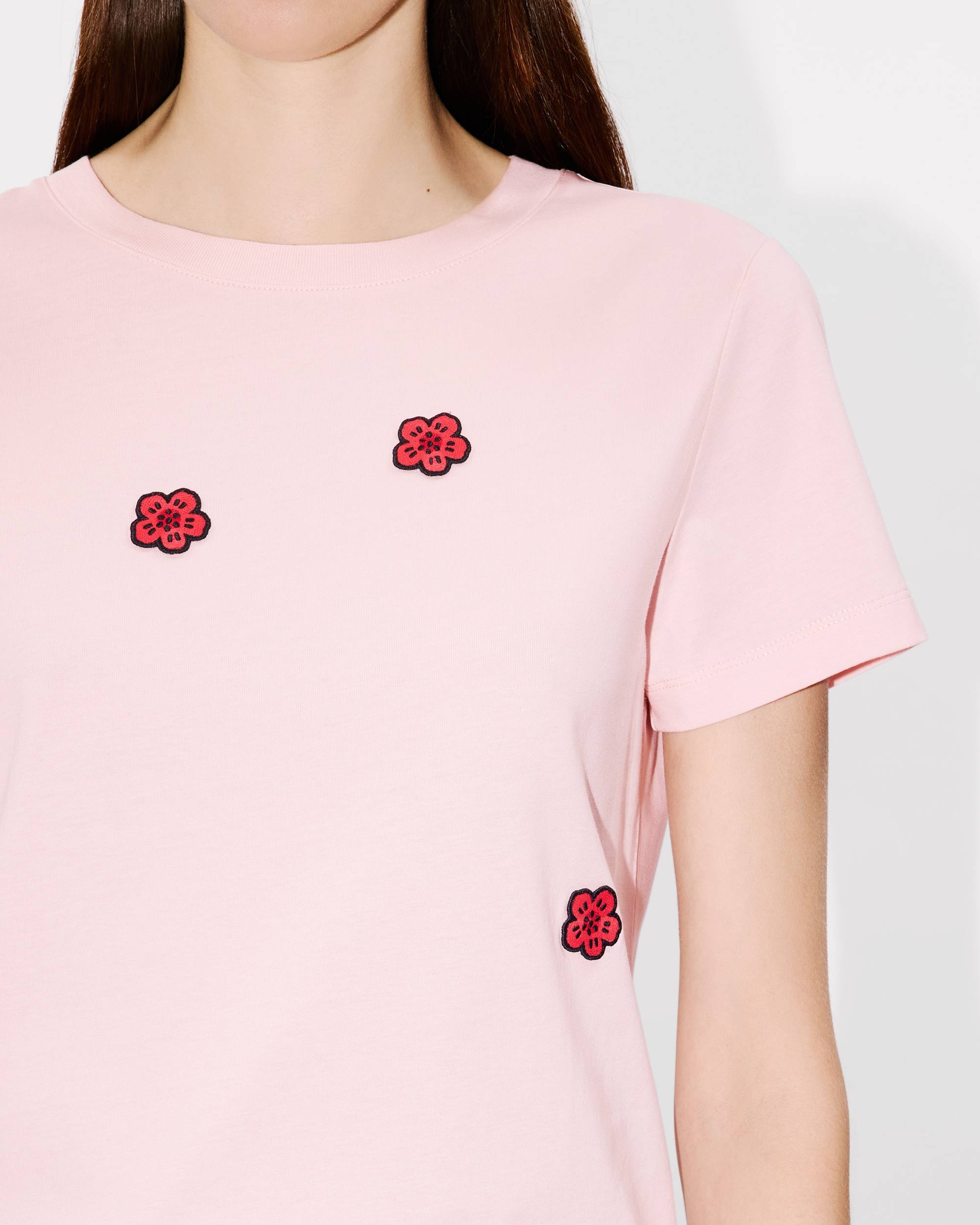 'Boke Flower' classic embroidered T-shirt - 6