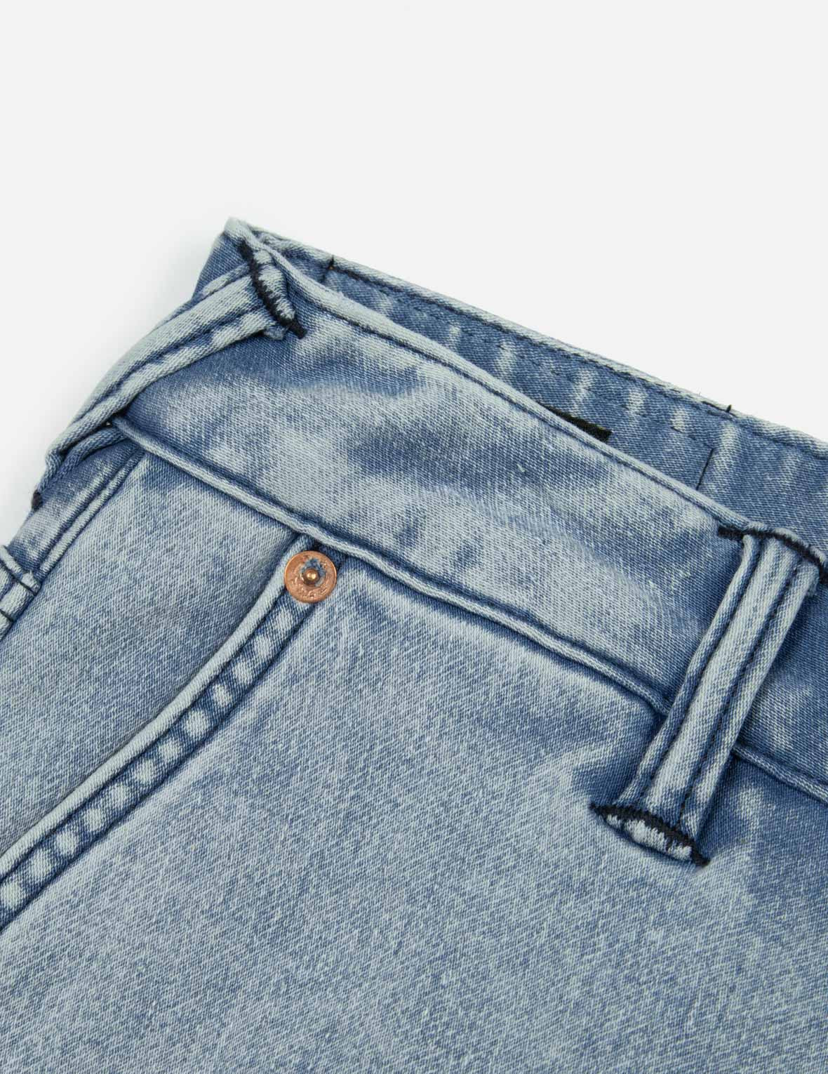 ALLOVER SEAGULL JACQUARD INSERTED DAICOCK REGULAR FIT DENIM JOGGERS - 9