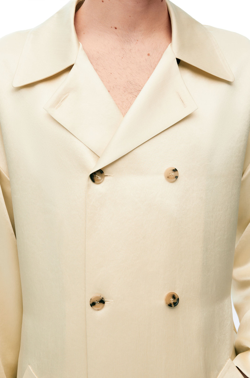 Trench coat in technical satin 5