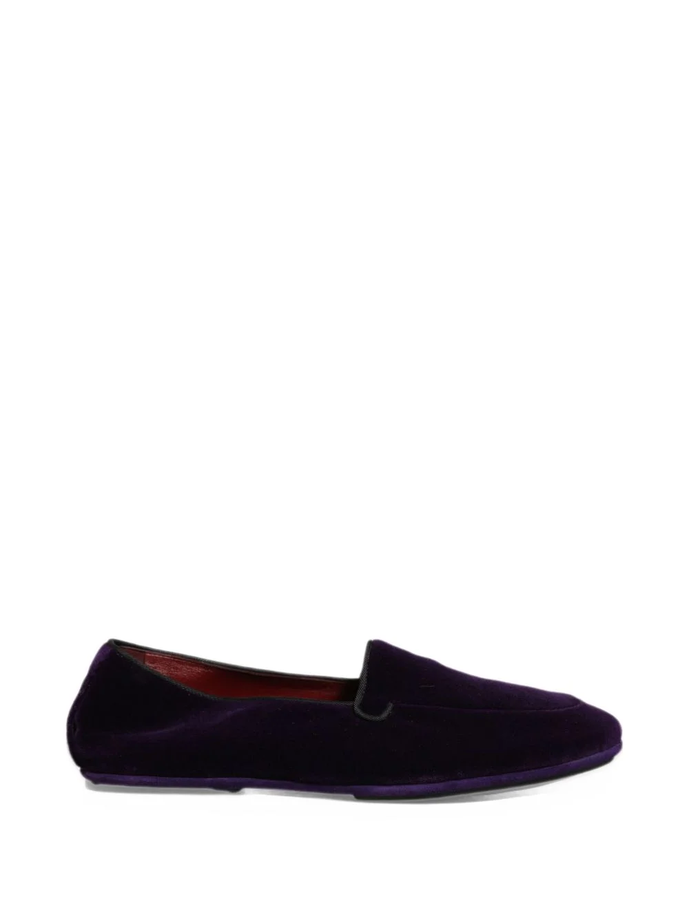 velvet loafers - 1