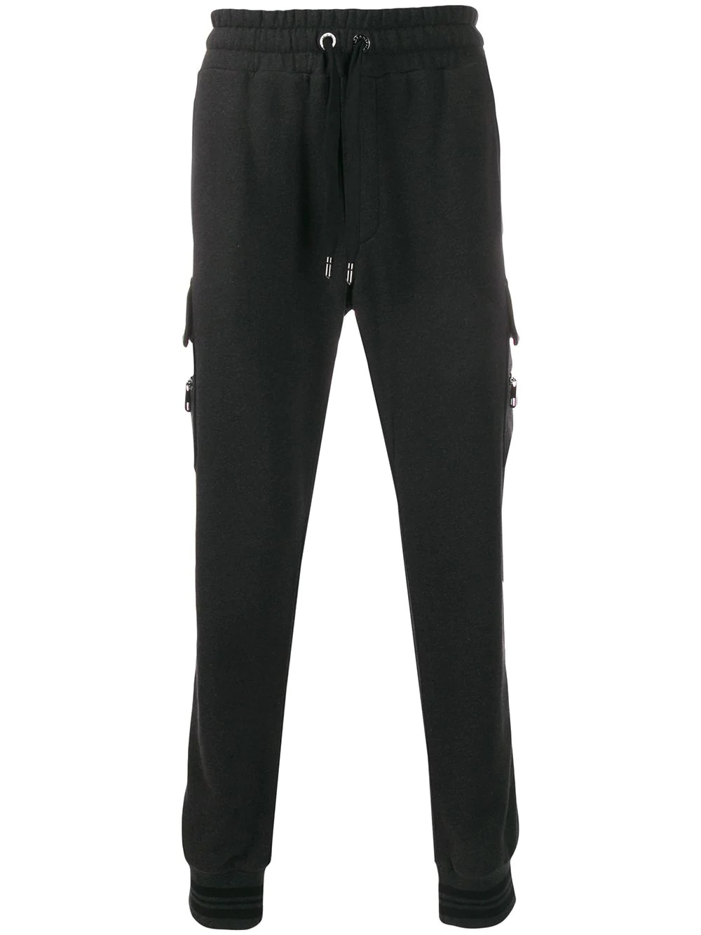 stretch jersey track trousers - 1