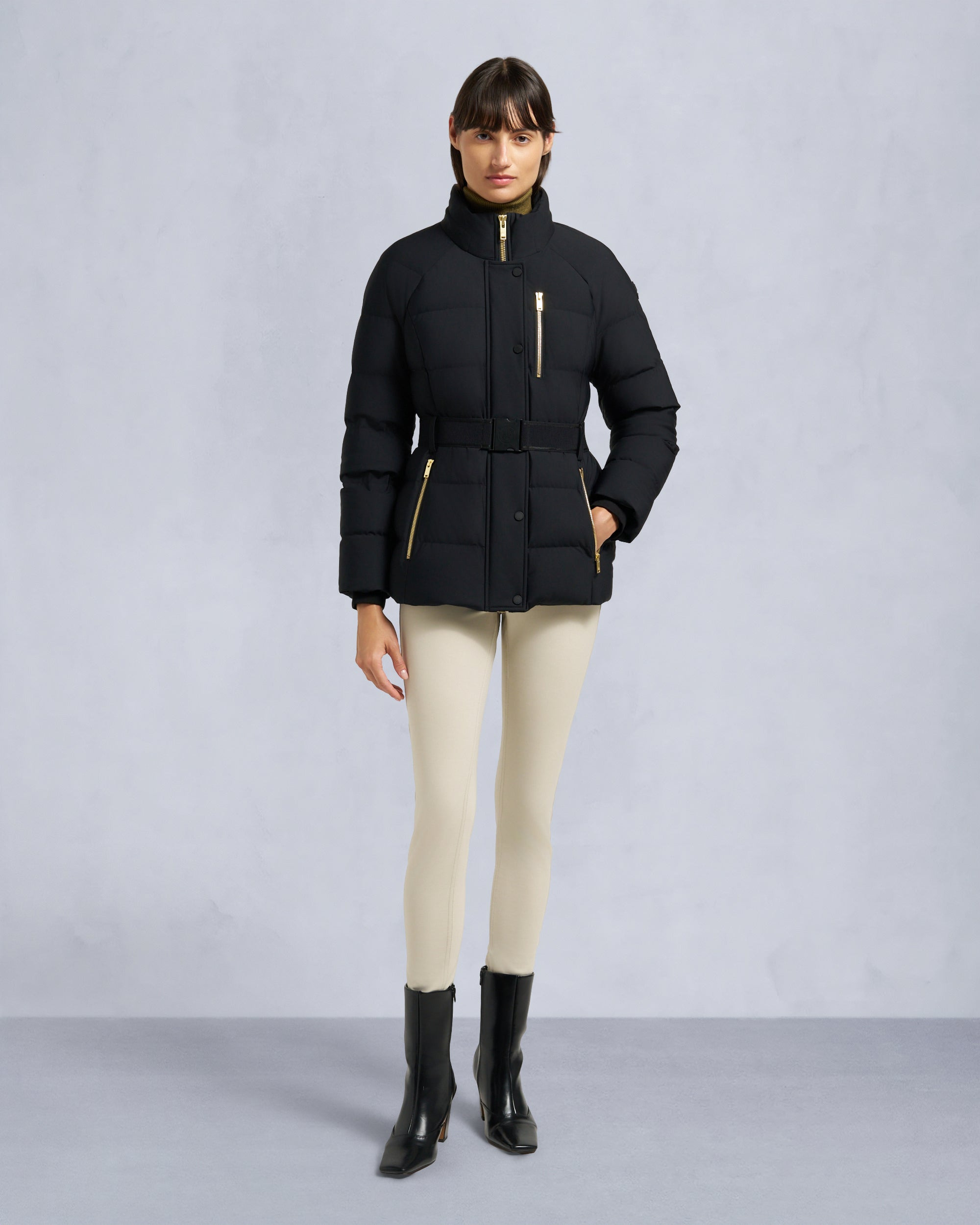 GOLD SERIES NYLUXE CAMBRIA SHEARLING JACKET - 7