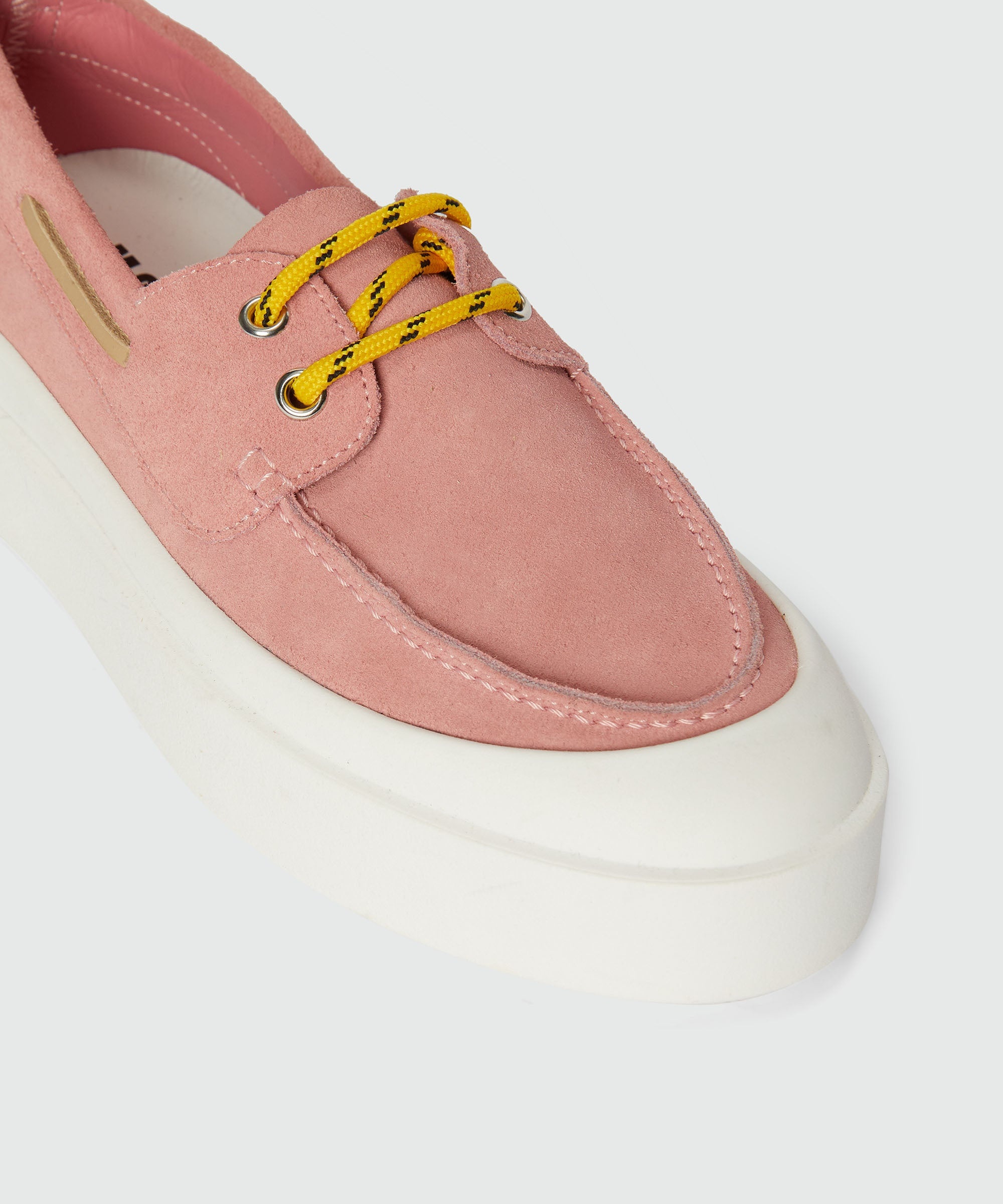 Pink suede boat shoes - 4
