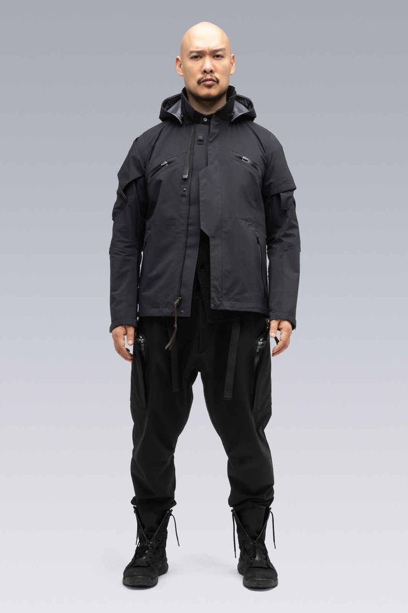 J1B-GT 3L Gore-Tex Pro Interops Jacket White (2 hoods: White & Black) 15
