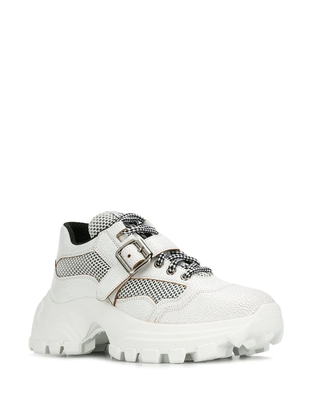 ridged chunky sneakers - 2