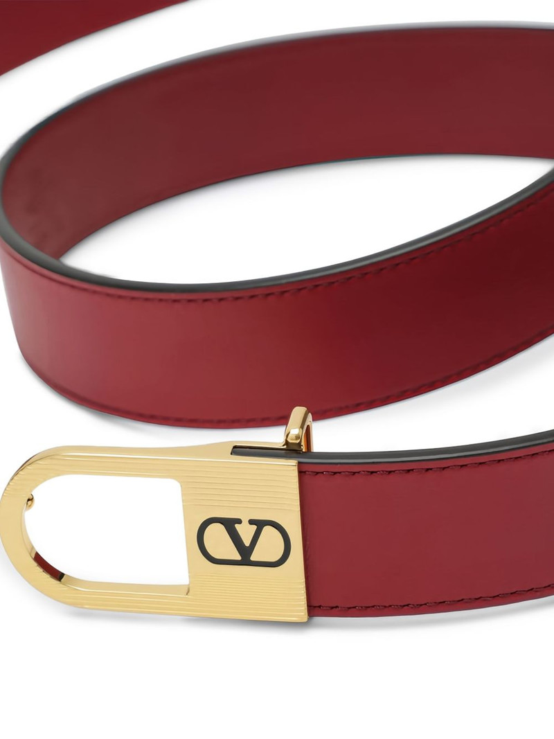 Valentino logo-buckle belt outlook