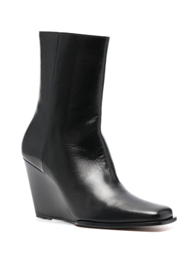 WANDLER square-toe 90mm ankle boots outlook