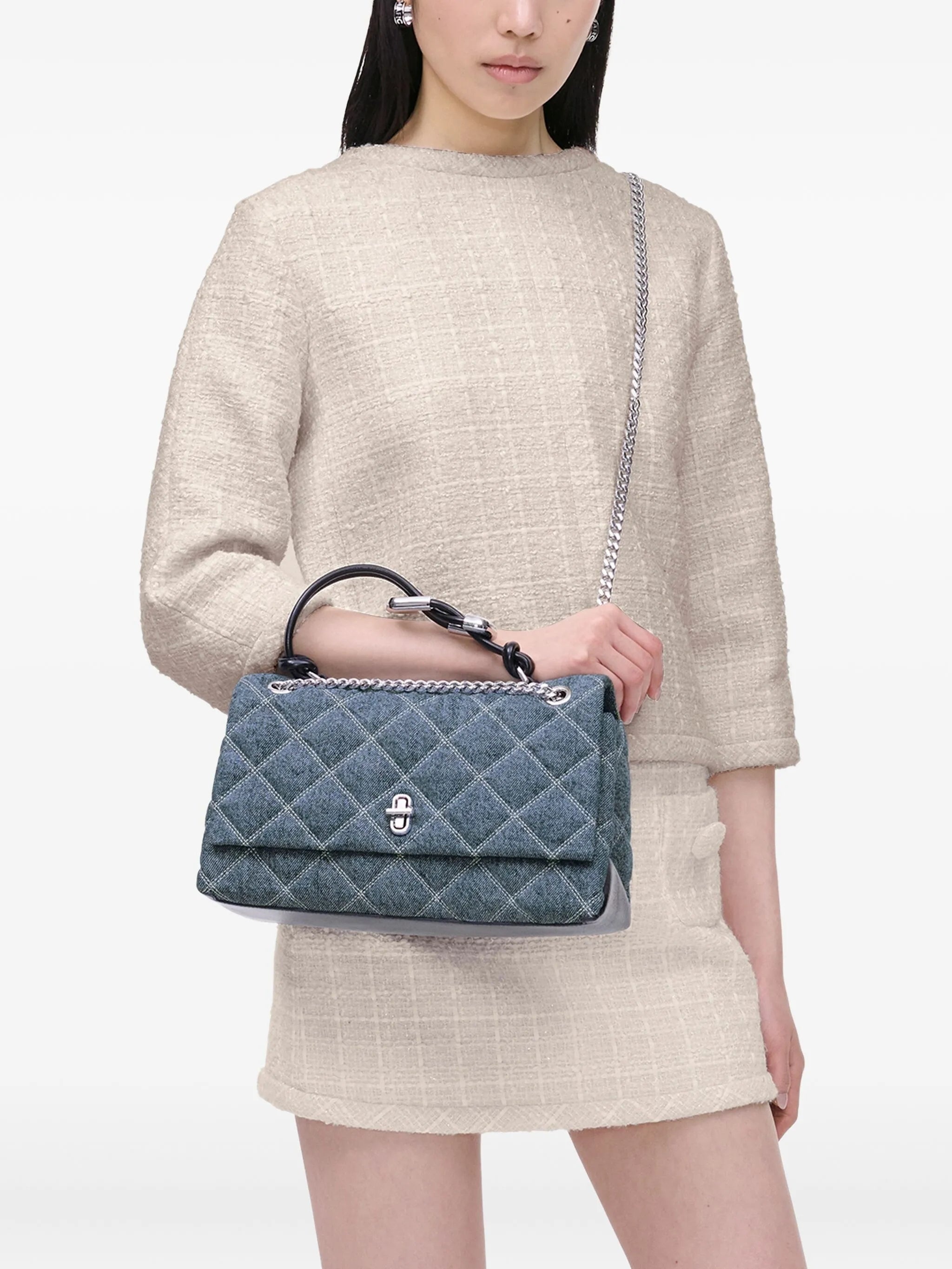Marc Jacobs The Quilted Denim Shoulder Bag - 3
