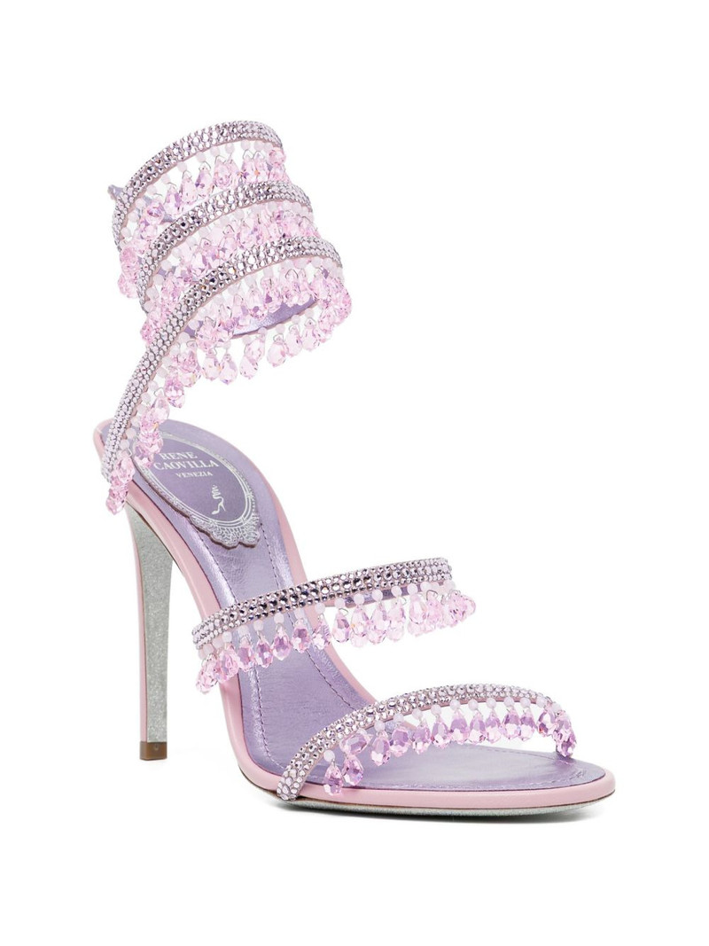 RENE CAOVILLA 105mm Chandelier sandals outlook