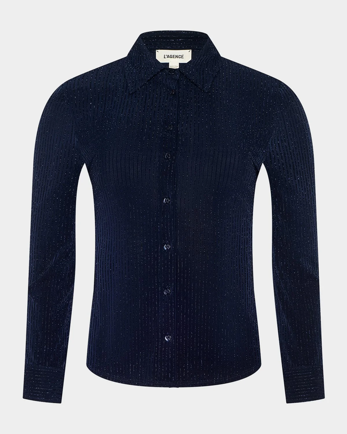 Indiana Metallic-Striped Cardigan - 1