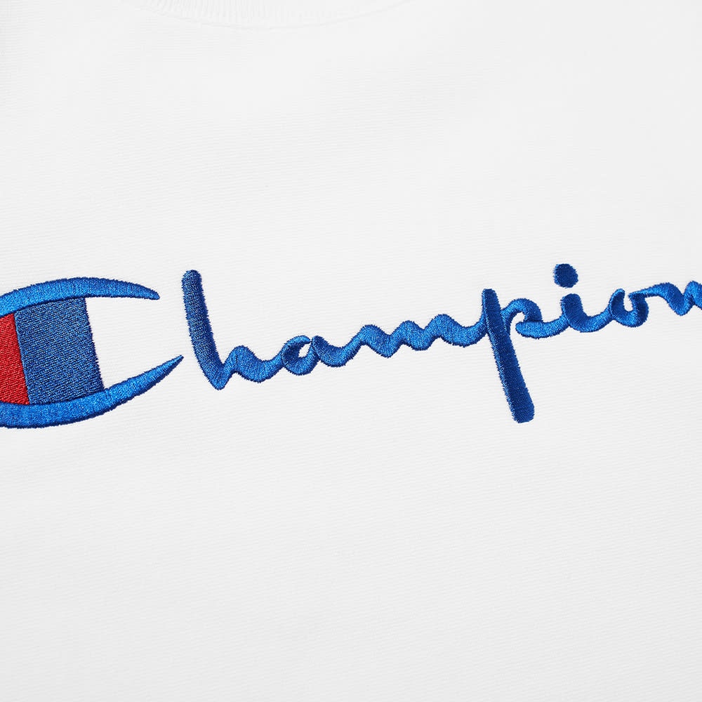 Champion Reverse Weave Script Logo Crew Sweat - 3