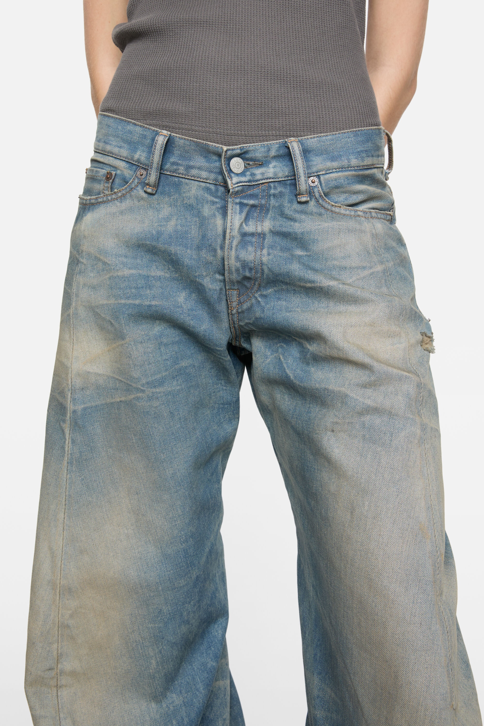 Relaxed fit jeans - 2006F - Mid blue - 6