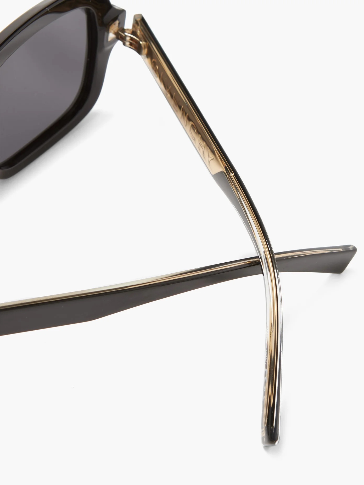 Oversized squared acetate sunglasses - 2