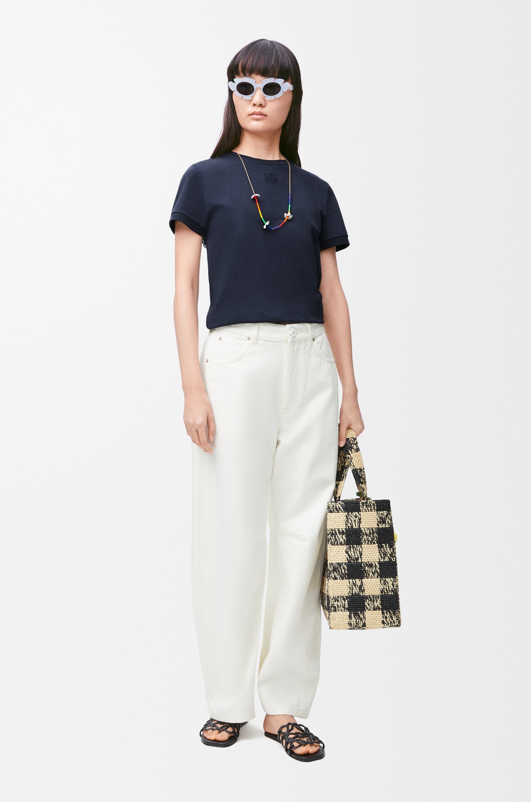 Lace T-shirt in cotton - 2