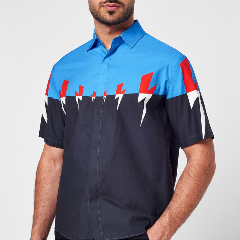 TIGER BOLT BOWLING SHIRT 4