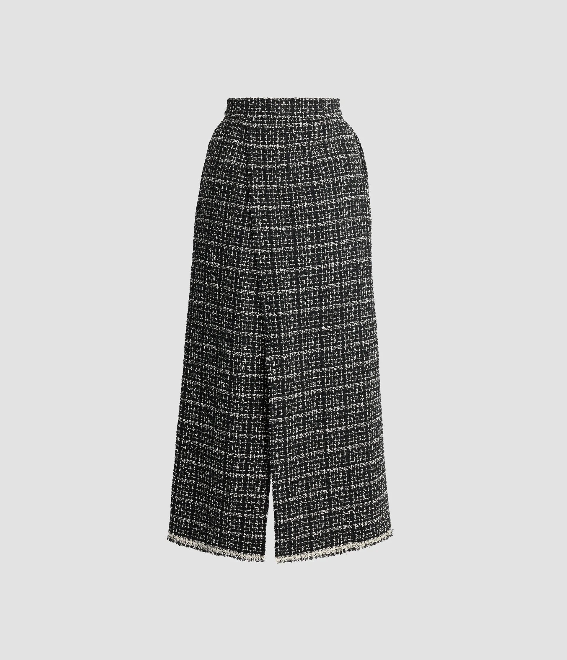 TWEED MIDI PENCIL SKIRT - 1