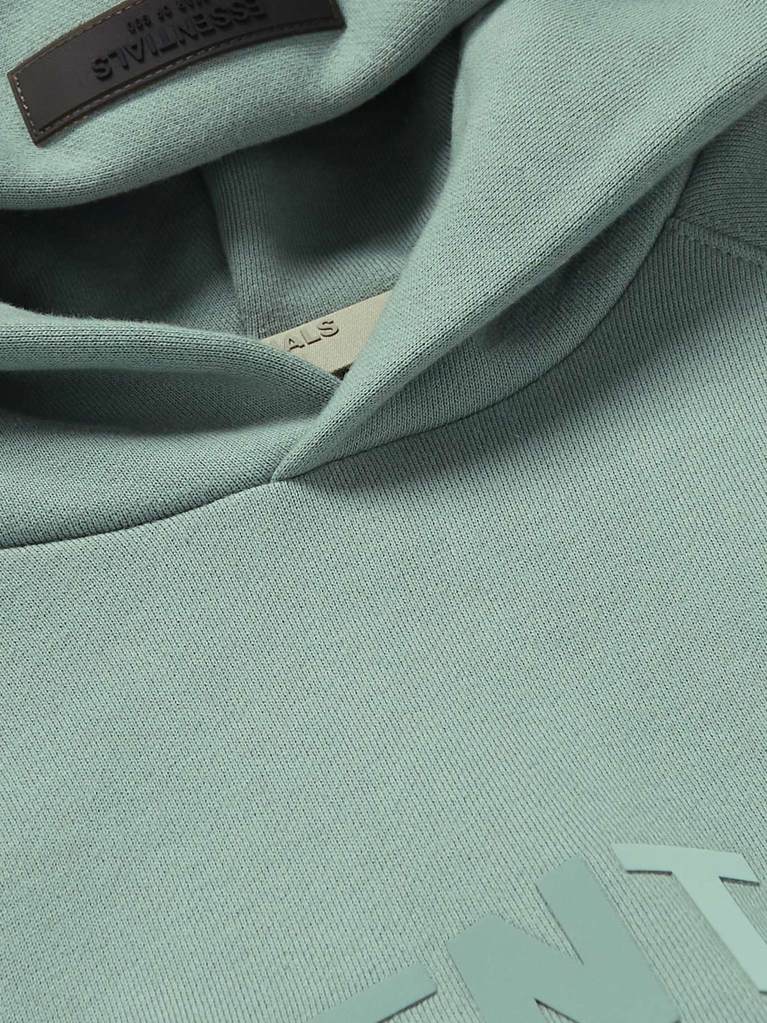 Logo-Appliquéd Fleece-Back Cotton-Blend Jersey Hoodie - 5