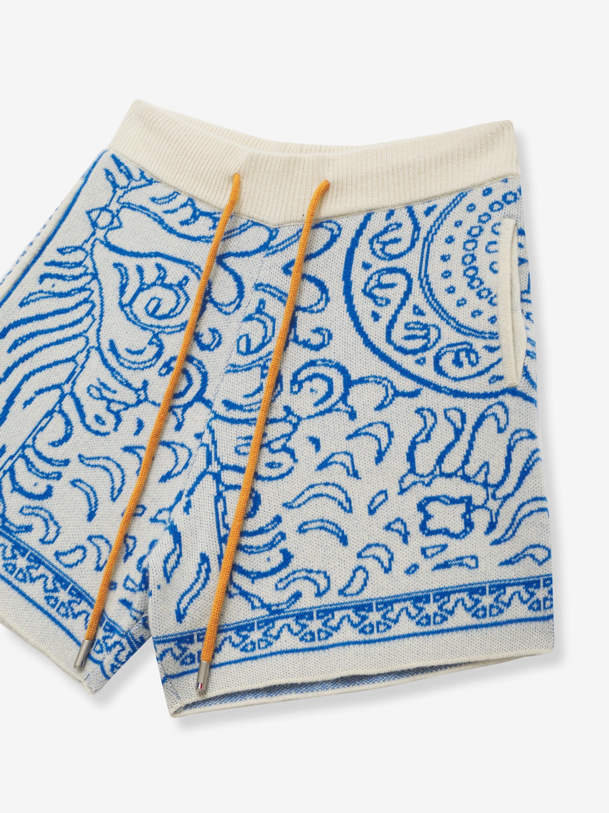 KNIT TILE SHORTS - 3