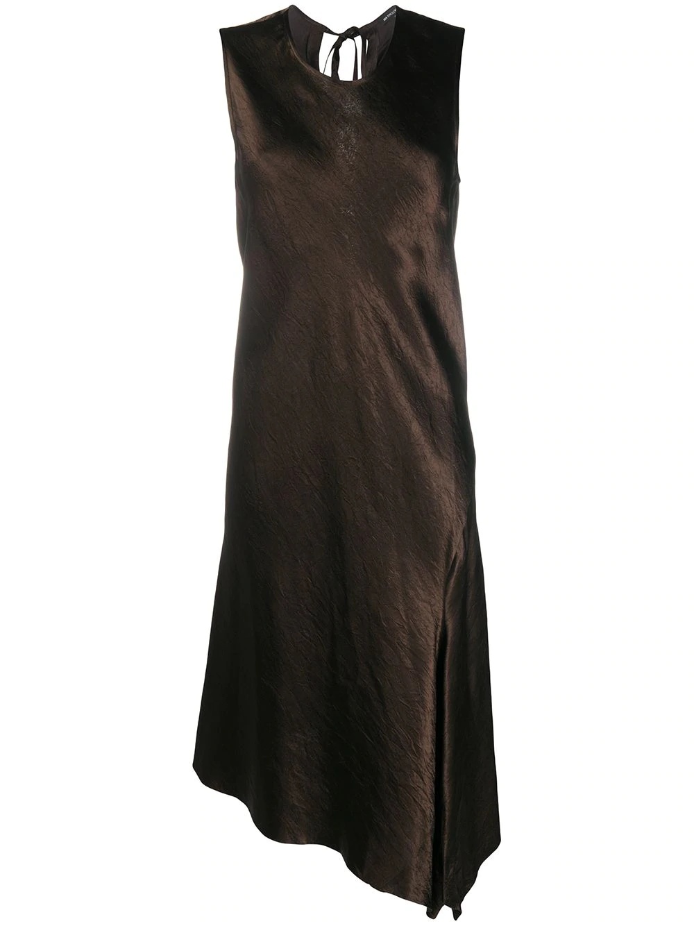 asymmetric slip dress - 1