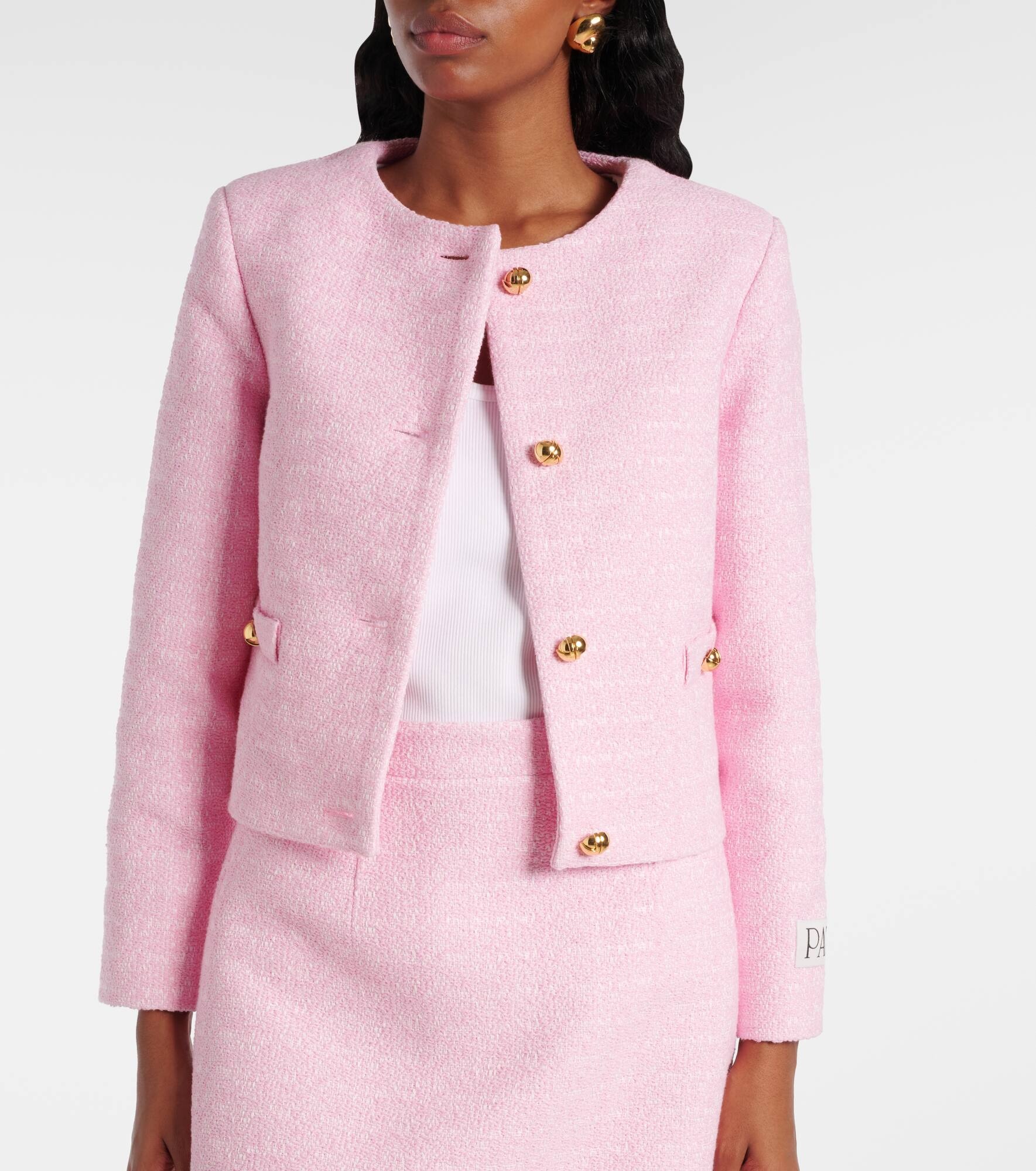 Cotton tweed jacket - 6