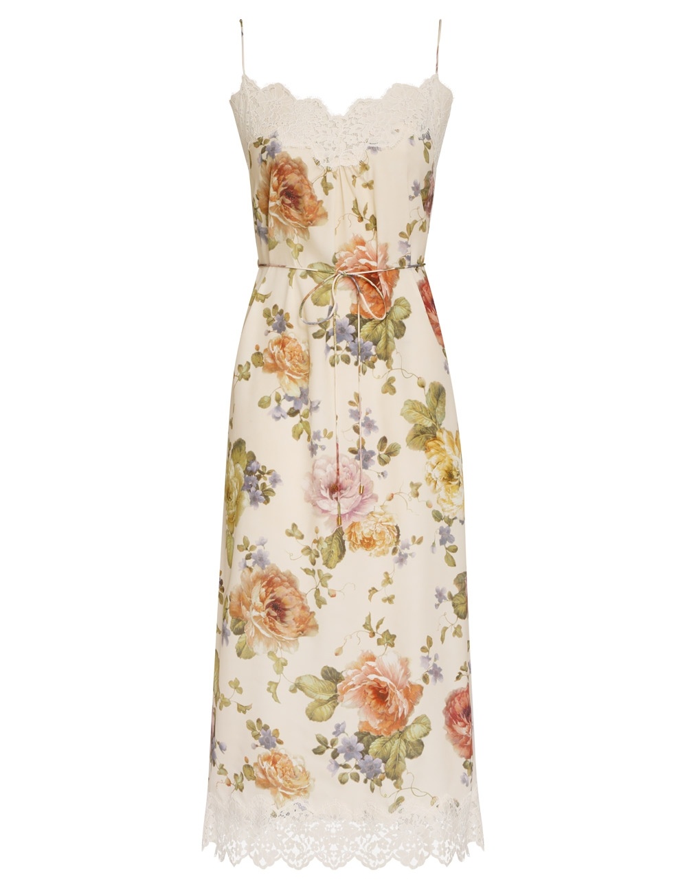 Zimmermann LACE PANEL SLIP MIDI - 8398DRF23MFCR | REVERSIBLE