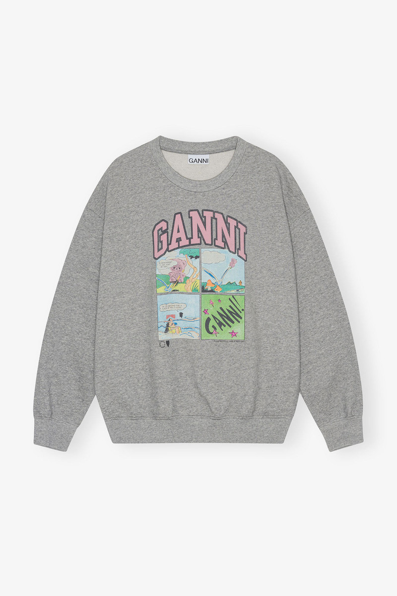 GREY ISOLI OVERSIZED GRAPHIC SWEATSHIRT 1