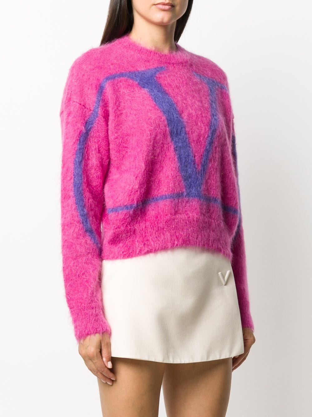 VLOGO intarsia jumper - 3