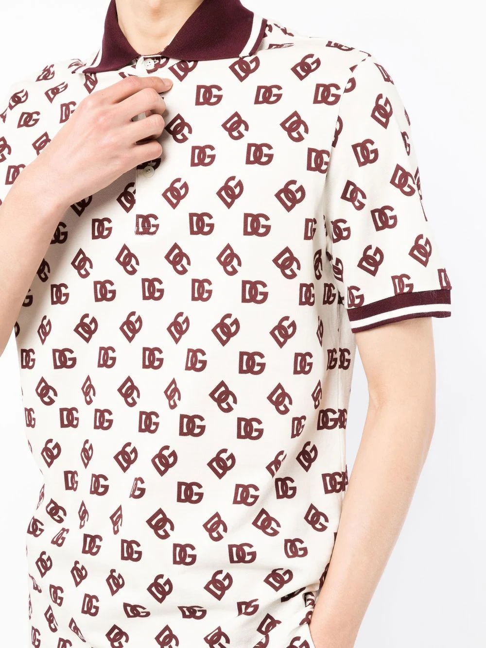 logo-print short-sleeved polo shirt - 5