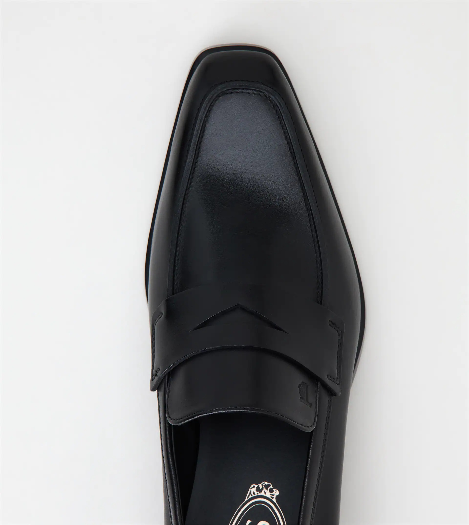 LOAFERS IN LEATHER - BLACK - 4