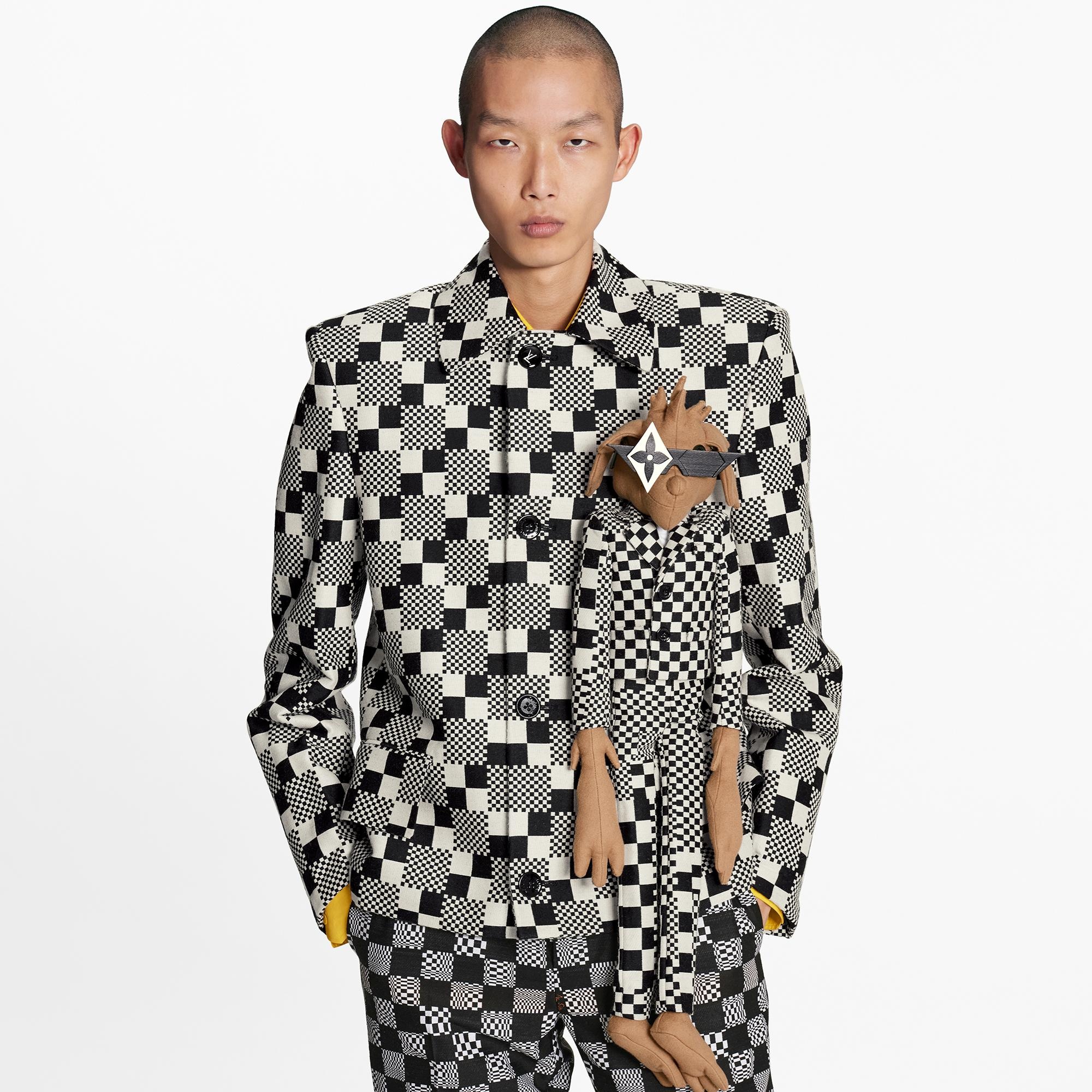 Louis Vuitton Jacket With Dog Puppet | REVERSIBLE