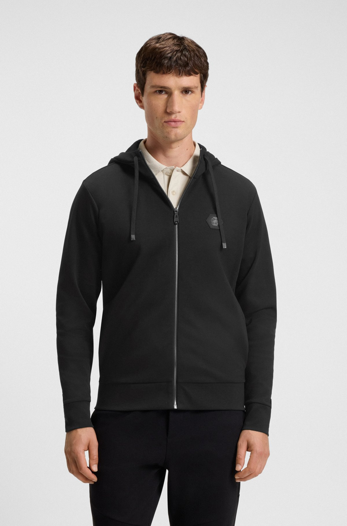 RELAXED-FIT HOODIE WITH DOUBLE B MONOGRAM - 2