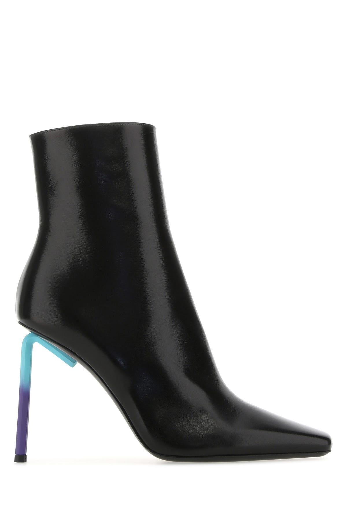 ショートブーツ・ブーティ Off White Black nappa leather Allen ankle boots OFF-WHITE Nappa Allen Ankle Boots Black – MAISONDEFASHION.COM