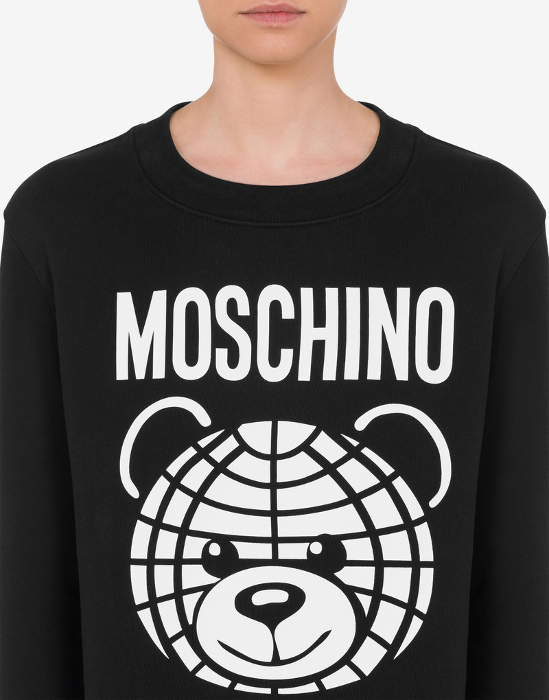 MOSCHINO TEDDY BEAR ORGANIC COTTON SWEATSHIRT 4