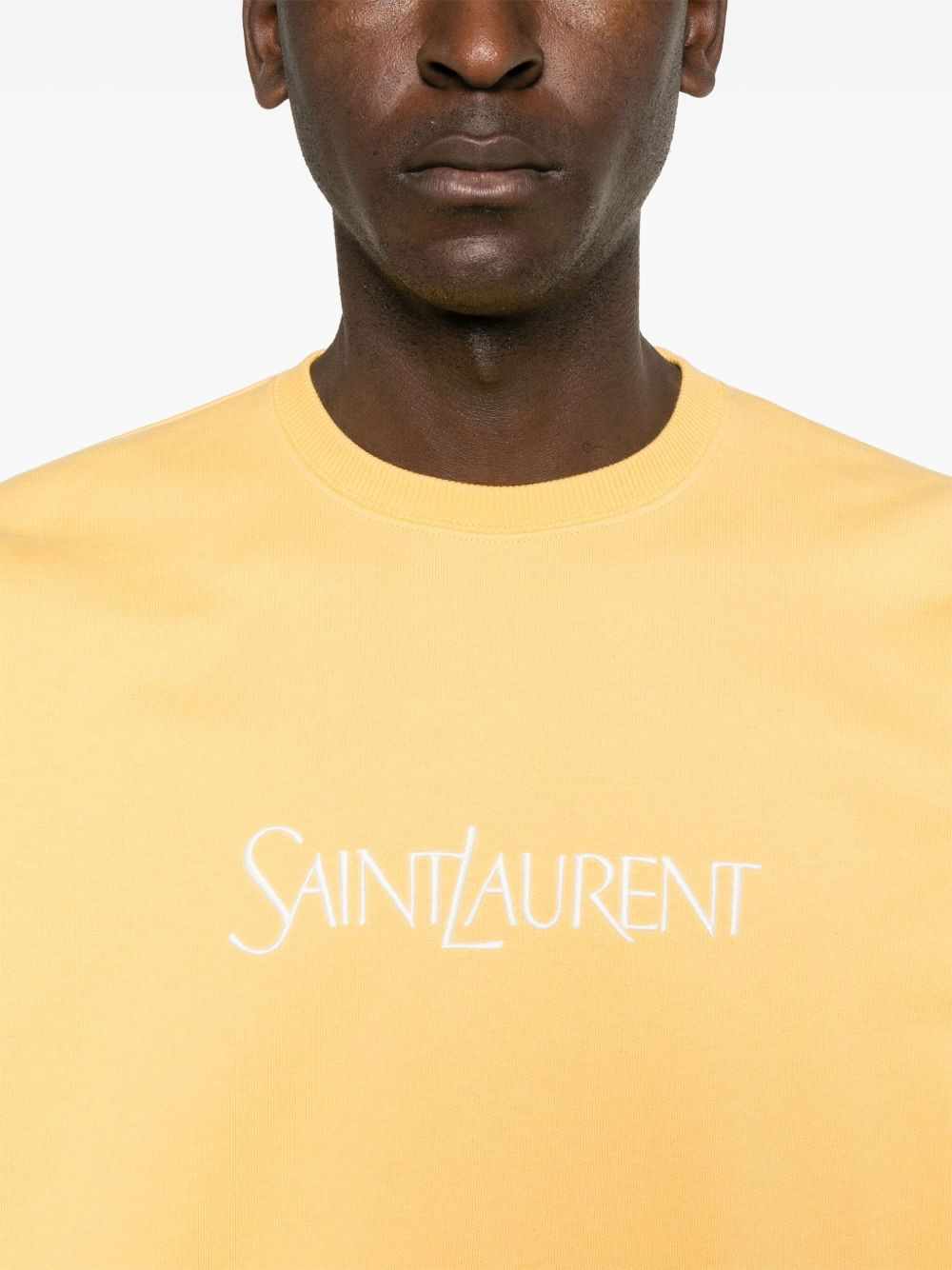 logo-print cotton sweatshirt - 5