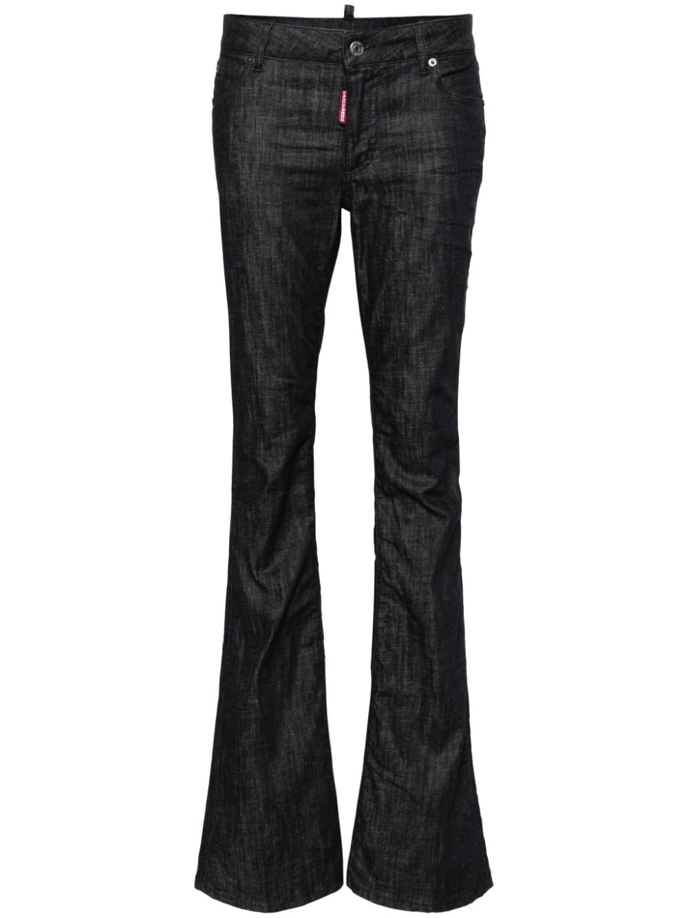 mid-rise flared jeans - 1