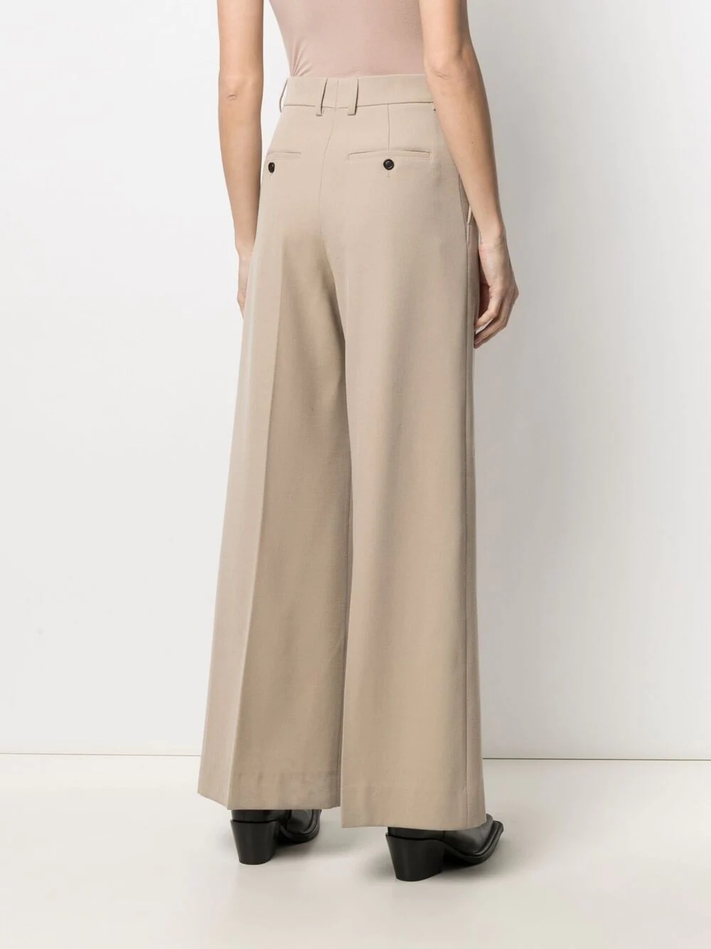 high-waisted palazzo pants - 4