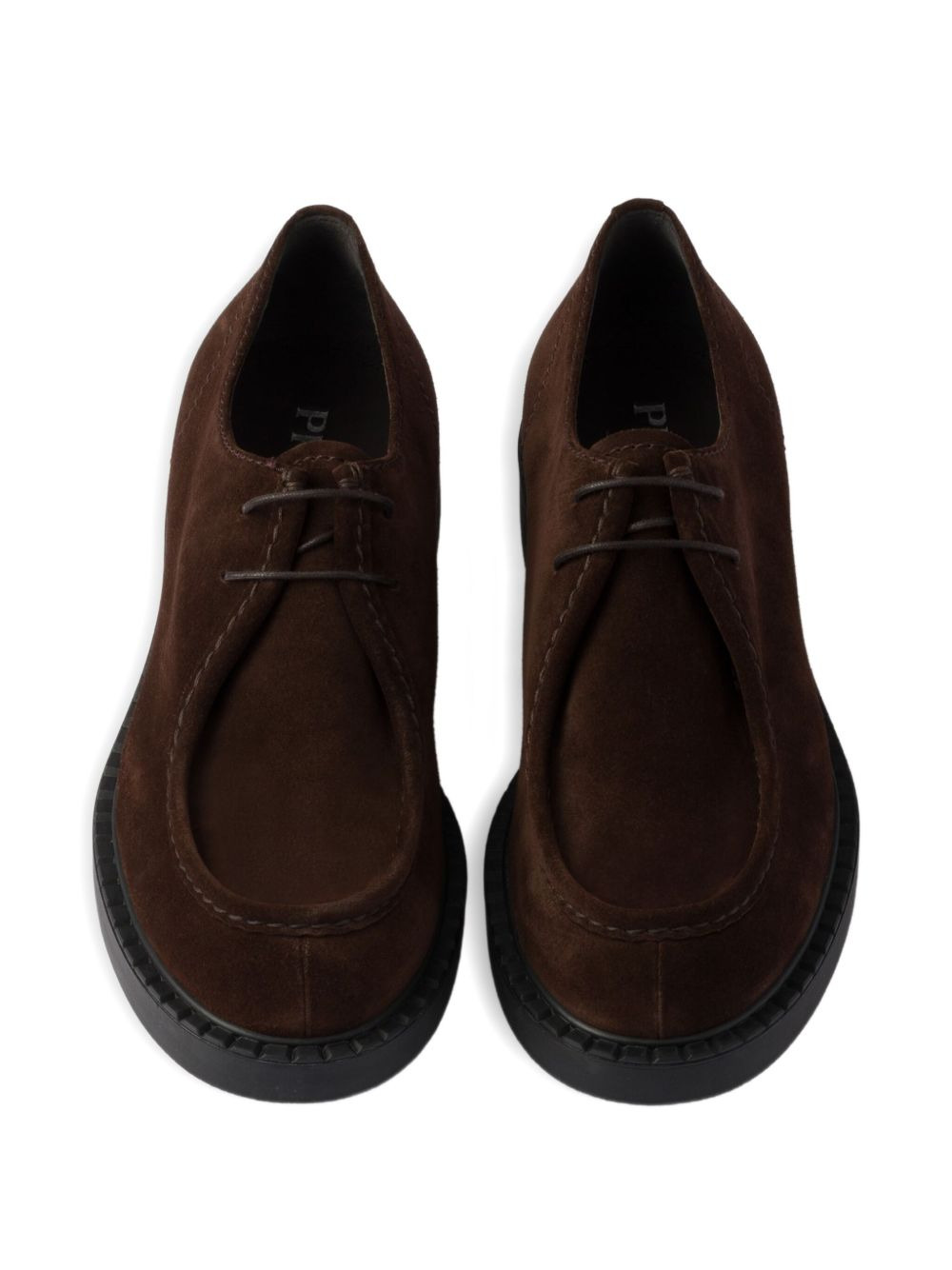 suede derby shoes - 4