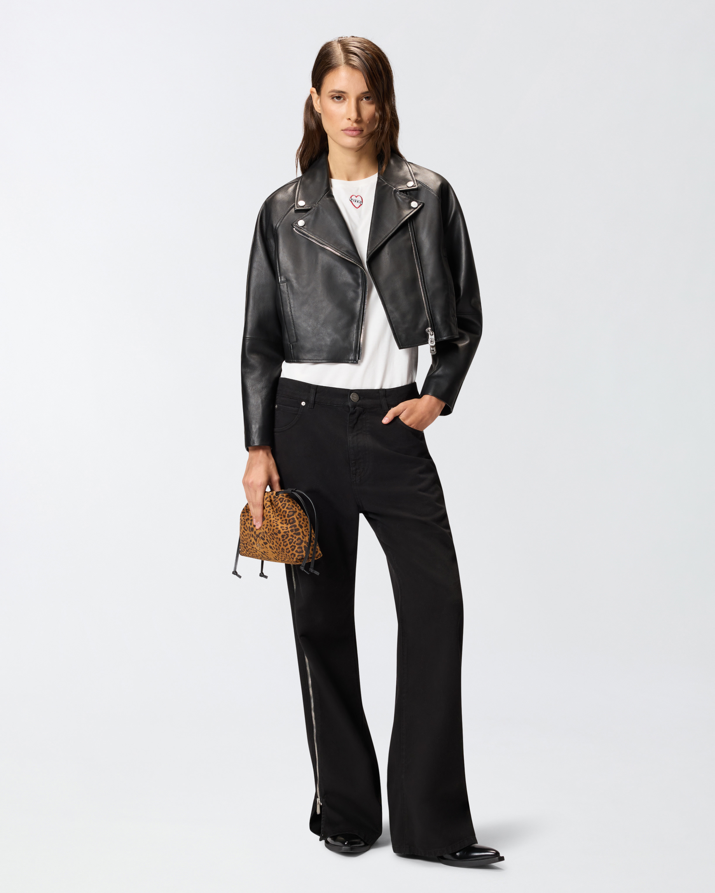 WIDE-LEG JEANS WITH SIDE ZIPS - 2