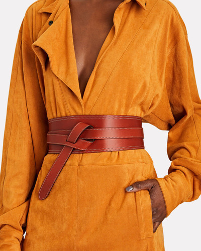 Isabel Marant Moshy Knot Leather Waist Belt outlook