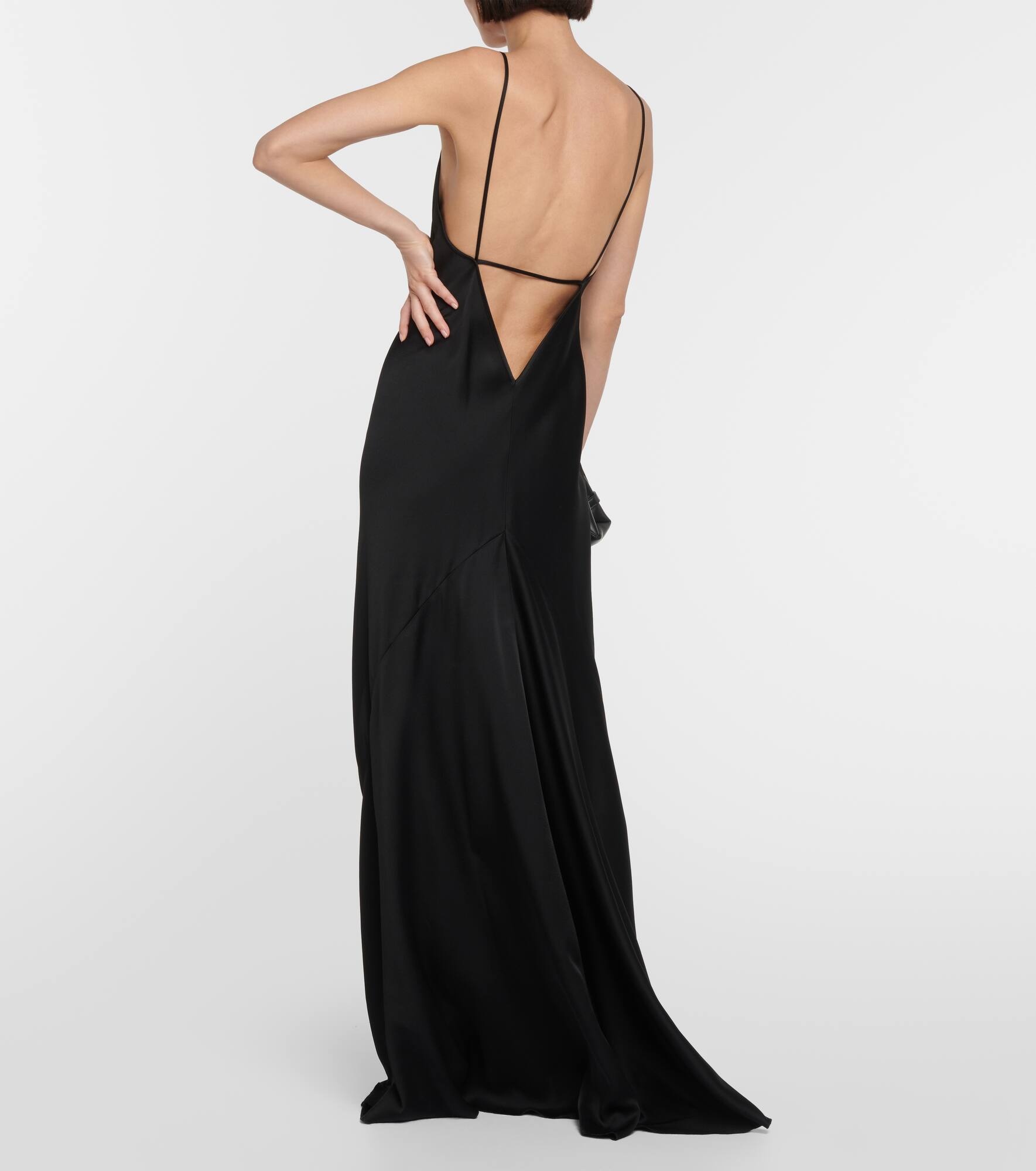 Satin slip dress - 3
