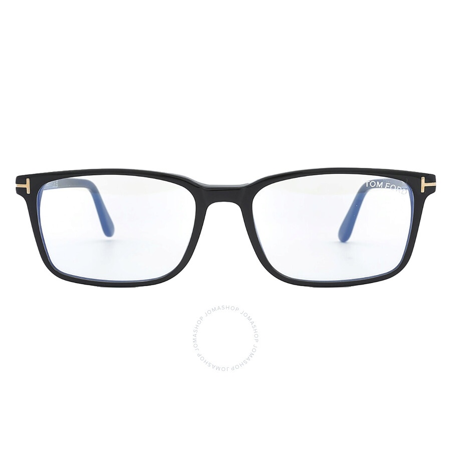 Tom Ford Blue Light Block Rectangular Men's Eyeglasses FT5735-B 001 54 - 3