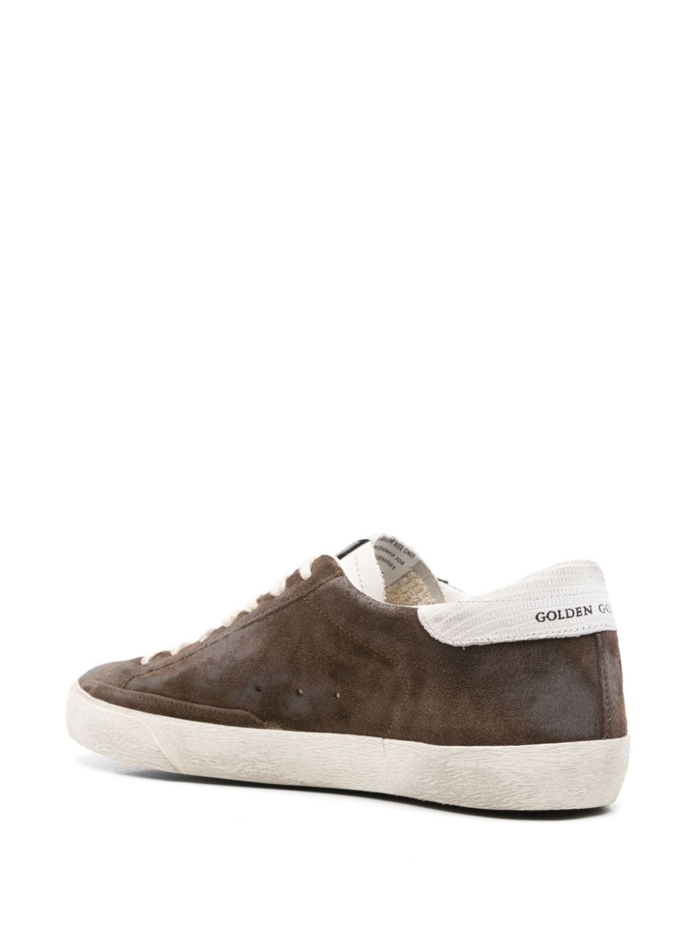 Super-Star distressed suede sneakers - 3